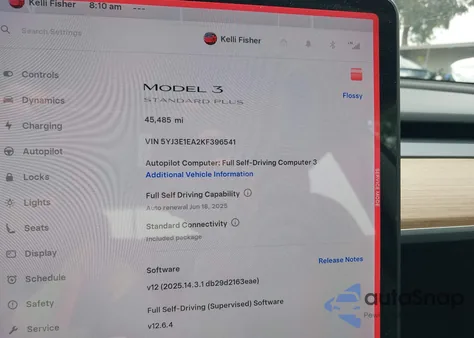 2019 Tesla Model 3 Long Range/Mid Range/Standard Range/Standard Range Plus из США, поврежденный, VIN 5YJ3E1EA2KF396541